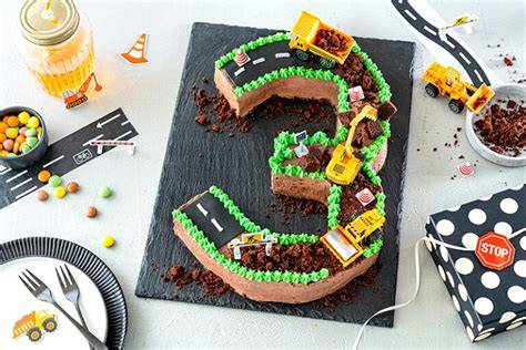Baggerkuchen Geburtstag - Dekorationsideen und Serviervorschläge