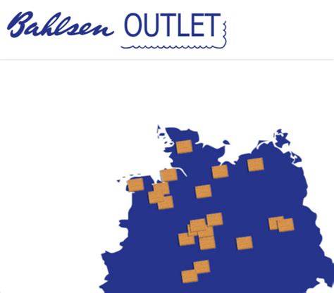 Bahlsen Outlet Standorte Karte