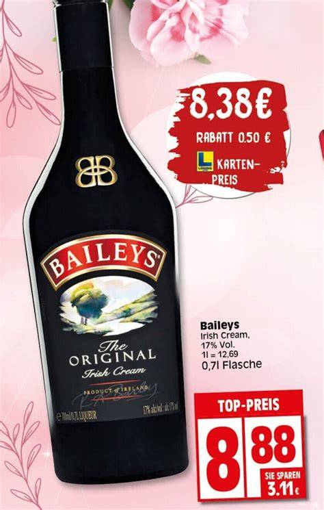 Baileys Flasche im Supermarktregal