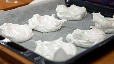 Baiser im Ofen, Backprozess