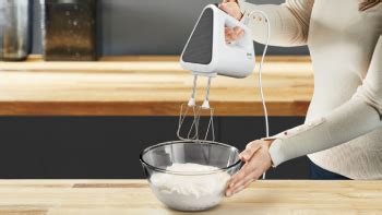 Baiser-Zubereitung mit Handmixer