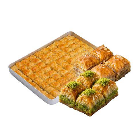 Baklava mit Pistazien und Walnüssen