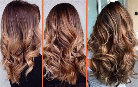 Balayage Karamell Technik