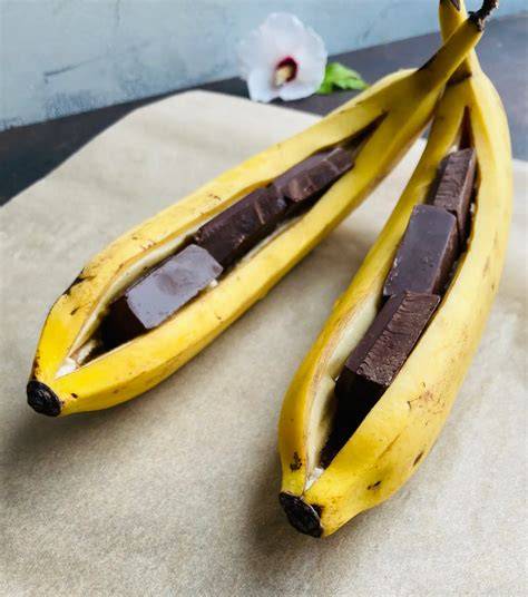 Banane und Schokolade - perfekte Kombination für Desserts