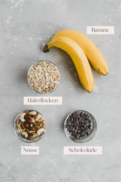 Bananen, Nüsse und Haferflocken - ideale Low-Carb-Basis