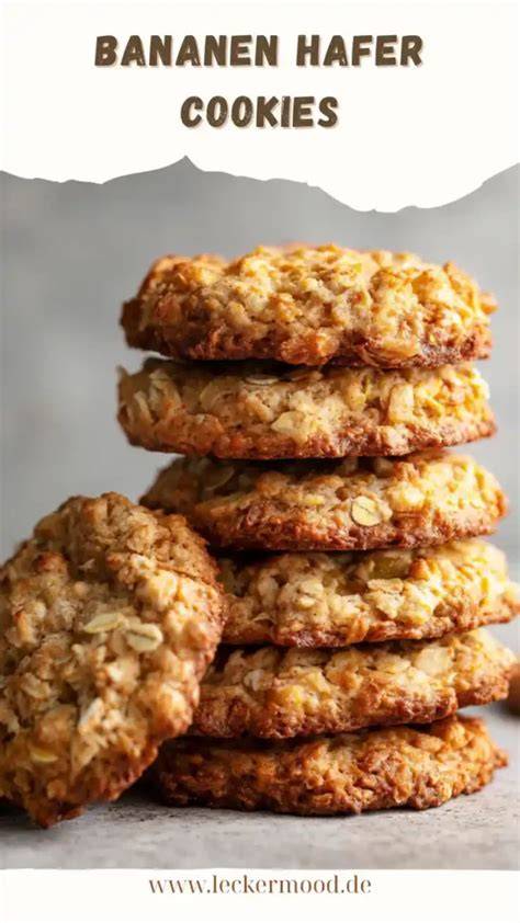 Bananen, Walnüsse und Haferflocken - klassische gesunde Zutaten für Cookies