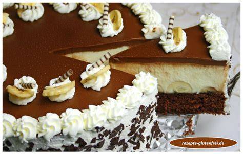 Bananen‑Torte gefüllt mit Bananencreme