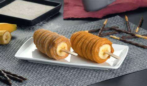 Bananen-Churros mit Zimt & Zucker