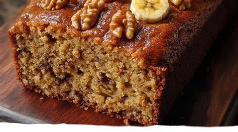 Bananen-Walnuss-Kuchen auf Kuchengitter