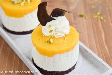 Bananenfruchteinlage im Dessertring gefroren