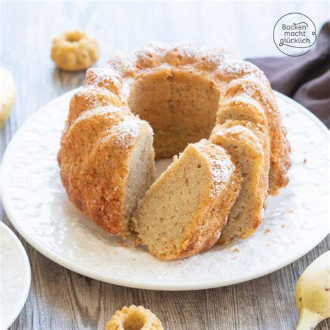 Bananenkuchen in Gugelhupfform
