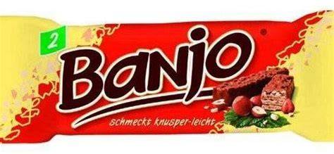 Banjo-Riegel vintage Verpackung