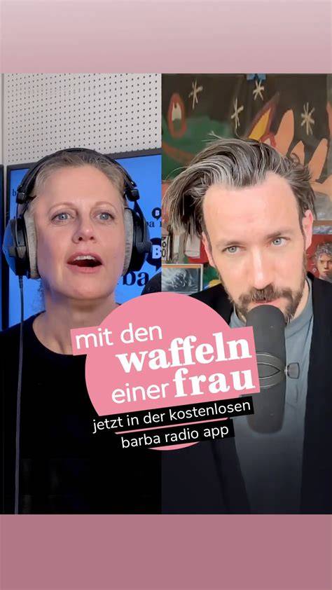Barbara Schöneberger backt Waffeln für Podcastgäste - Konzeptgrafik mit Motto und Ablauf