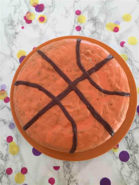 Basketballkuchen für Sportfest