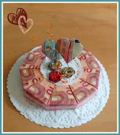 Bastelanleitung Geldscheintorte Übersicht
