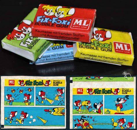 Bazooka Kaugummi mit Comic-Strips aus den 70er Jahren