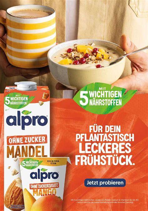 Becher Alpro Mandel Joghurt ohne Zucker