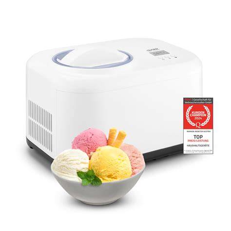 Bedienelemente und Zubehör der TZS First Austria Eismaschine