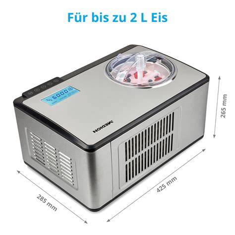 Bedienfeld Eismaschine Display und Nachfüllöffnung