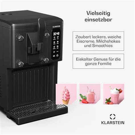 Bedienfeld der Klarstein SweetSwirl Eismaschine