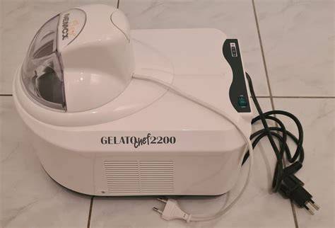 Bedienfeld und Anschlüsse der Gelato Chef 2200