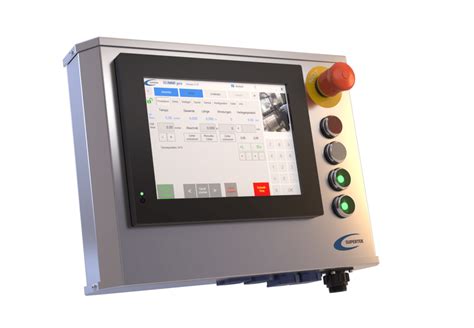 Bedienpanel mit Touchscreen und Kartenterminal