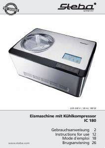 Bedienungsanleitung und Teile der Steba IC 20