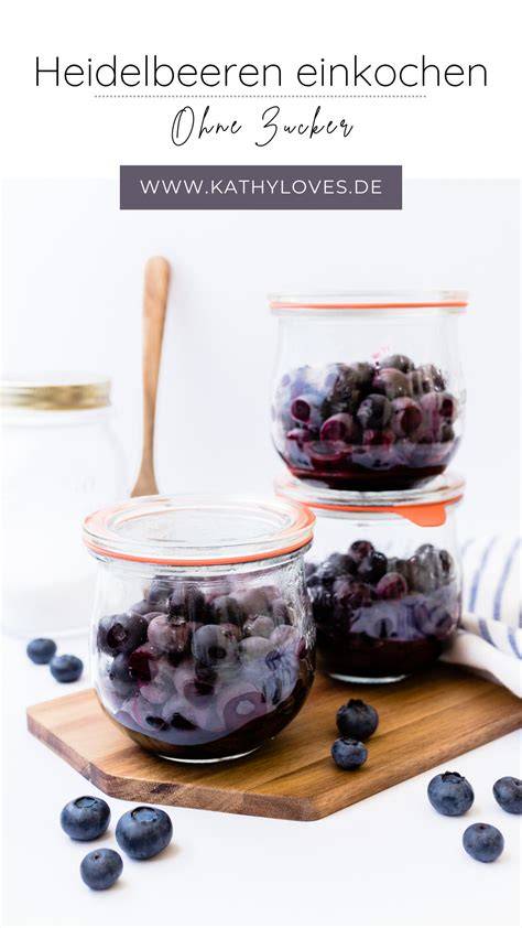 Beeren Einkochen ohne Zucker Infografik