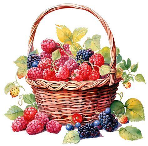 Beeren im Korb für Marmeladenherstellung