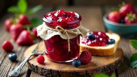 Beeren waschen und vorbereiten für Marmelade