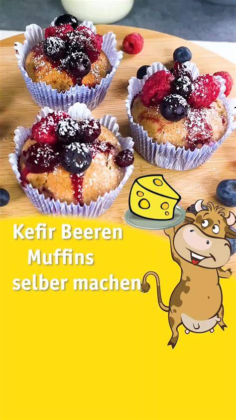 Beerenmischung auf Muffins