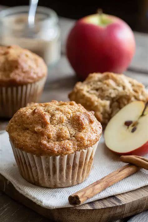 Beispiel: Apfelmusmuffins in verschiedenen Formen - als klassischer Muffin, Mini-Muffin und Waffel