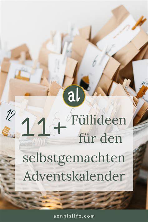 Beispiel: Geöffnete Adventskalender‑Türchen mit kleinen Portionsbeuteln Müsli