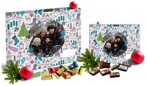 Beispiel: personalisierter Schoko-Adventskalender mit Foto