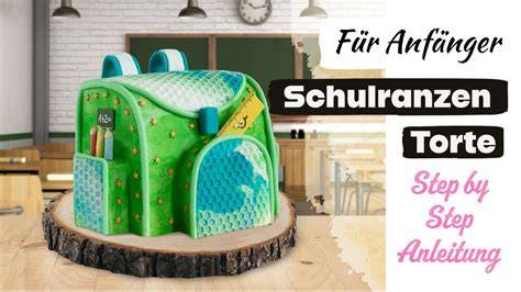 Beispiel Tortenset für Schulranzen Torte mit Backformen und Zutaten