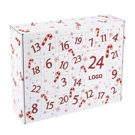 Beispiel bedruckter Adventskalender mit Firmenlogo