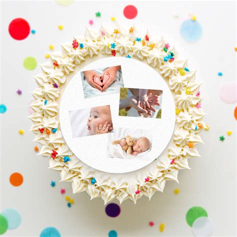 Beispiel bedruckter Fondantaufleger auf Fondantpapier
