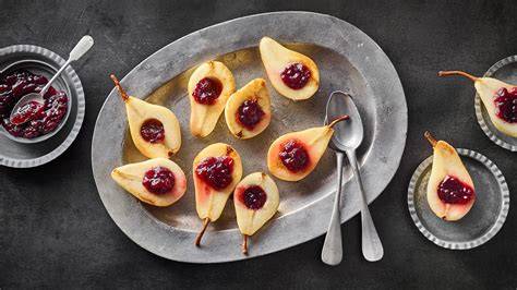 Beispiel für eine Dessertplatte mit Preiselbeeren und kreativen Kombinationen