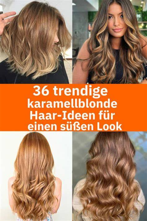 Beispiel karamellblonde Nuancen