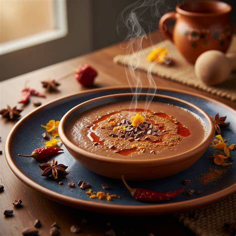 Beispiel moderner Gewürzschokolade mit Chili und Zimt
