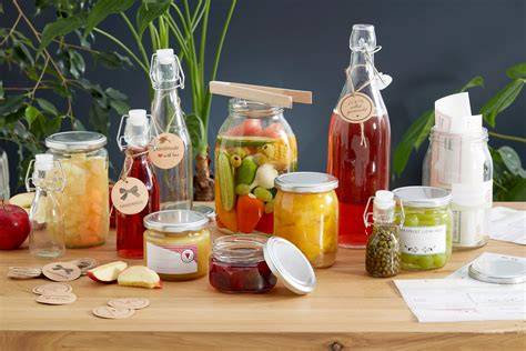 Beispiele für beschriftete Einmachgläser
