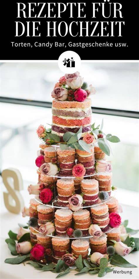 Beispielhafte Hochzeitstorte und Candy-Bar auf Sylt