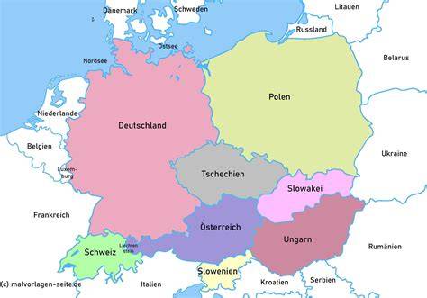 Bekannte Lebkuchenregionen in Mitteleuropa