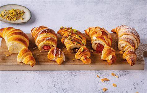 Bekannte europäische Croissant- und Kipferl-Varianten