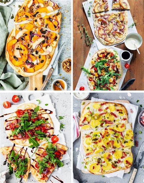 Belag-Ideen für Flammkuchen