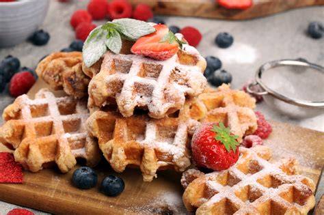 Belgische Waffeln - Ursprungsorte und Variantenkarte