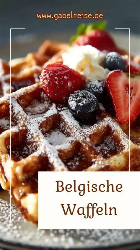 Belgische Waffeln frisch aus dem Eisen - Serviertipps