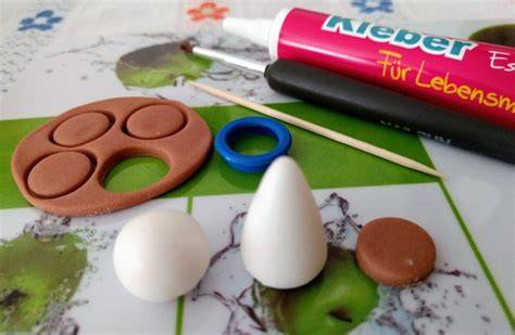 Bemalen von Fondant für Dekoration