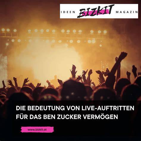 Ben Zucker bei Live-Auftritten