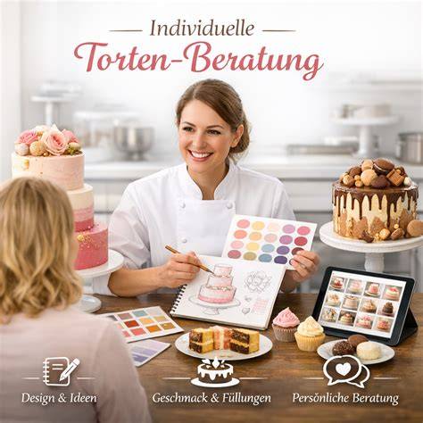 Beratung und Torten-Bestellung vor Ort oder online